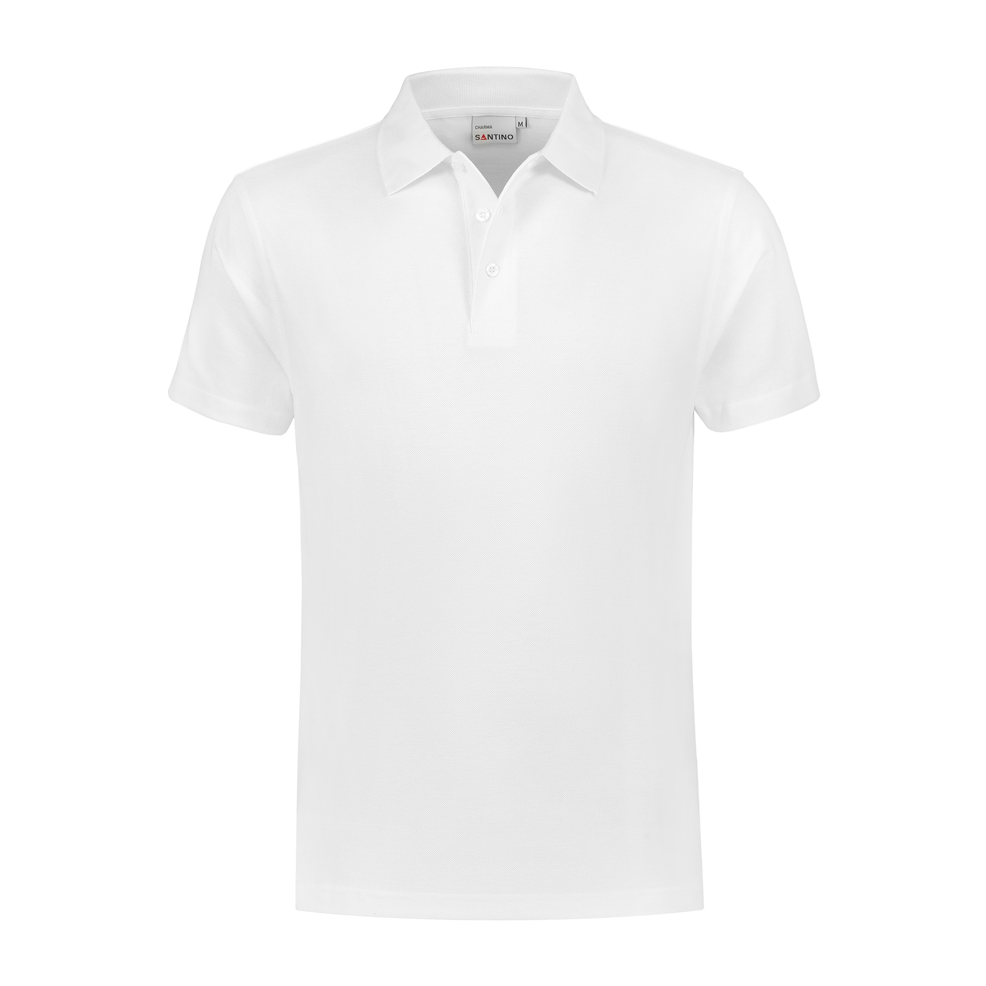 Santino Poloshirt Charma - White  - Basic Line
