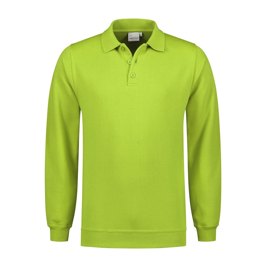 Santino Polosweater Robin - Lime - Basic Line
