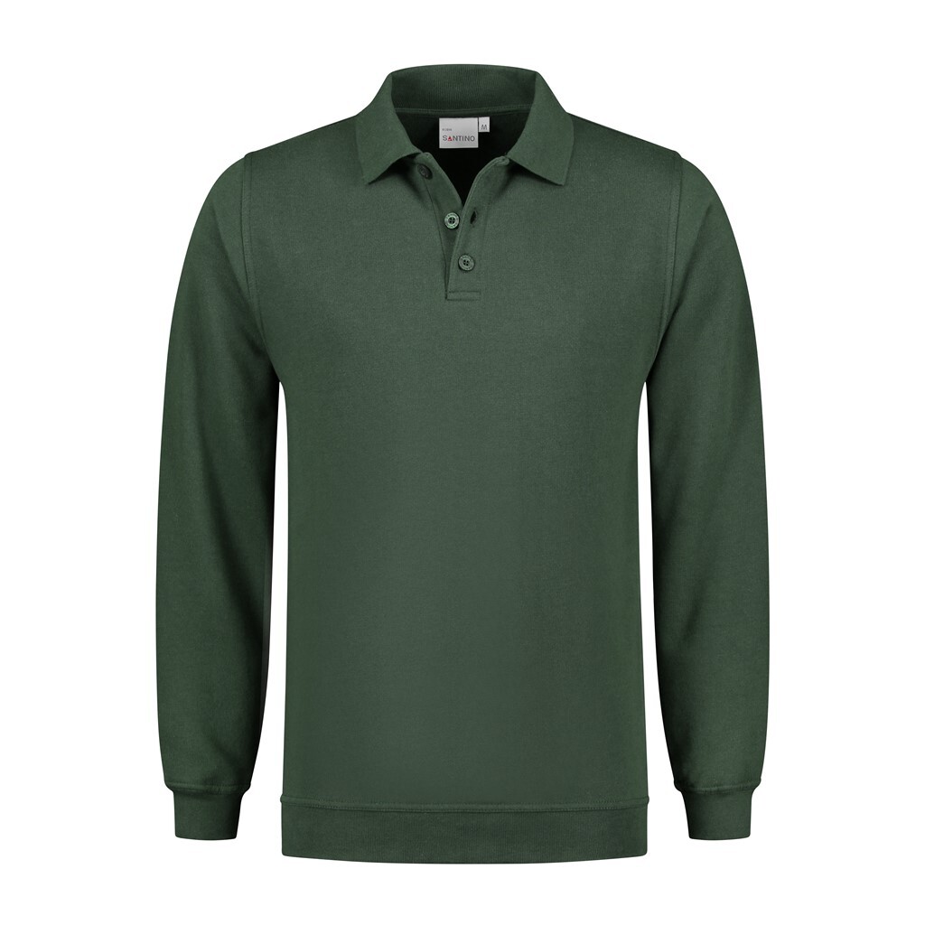 Santino Polosweater Robin - Dark Green - Basic Line