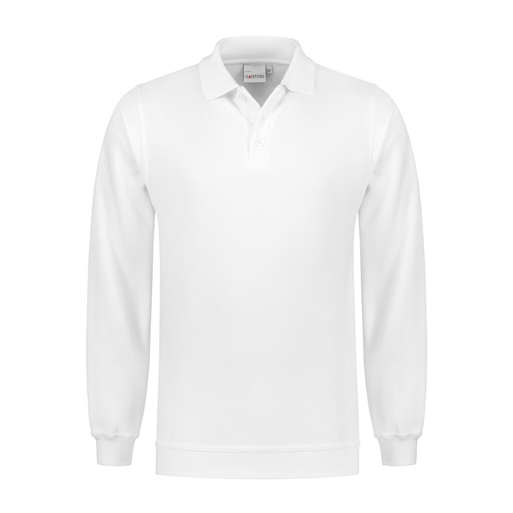 Santino Polosweater Robin - White - Basic Line