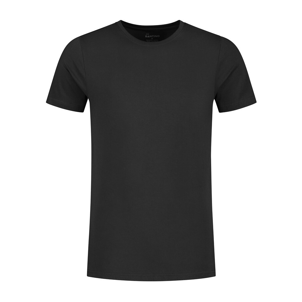Santino T-shirt Jive C-neck - Black XXL - Basic Line