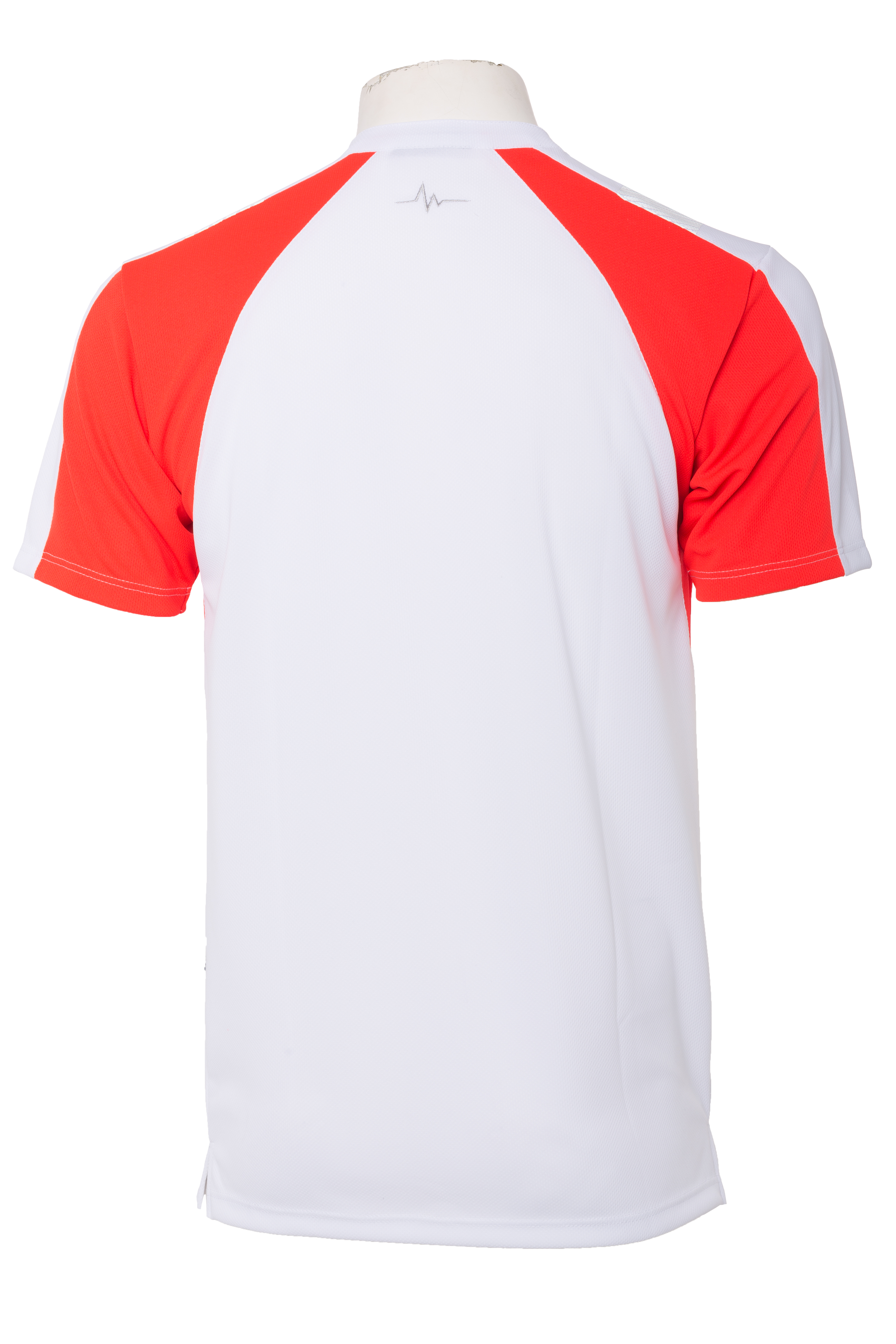 Rescuewear Shirt O-hals 33460 kurze Ärmel Advanced Weiß / Neon Rot - XS