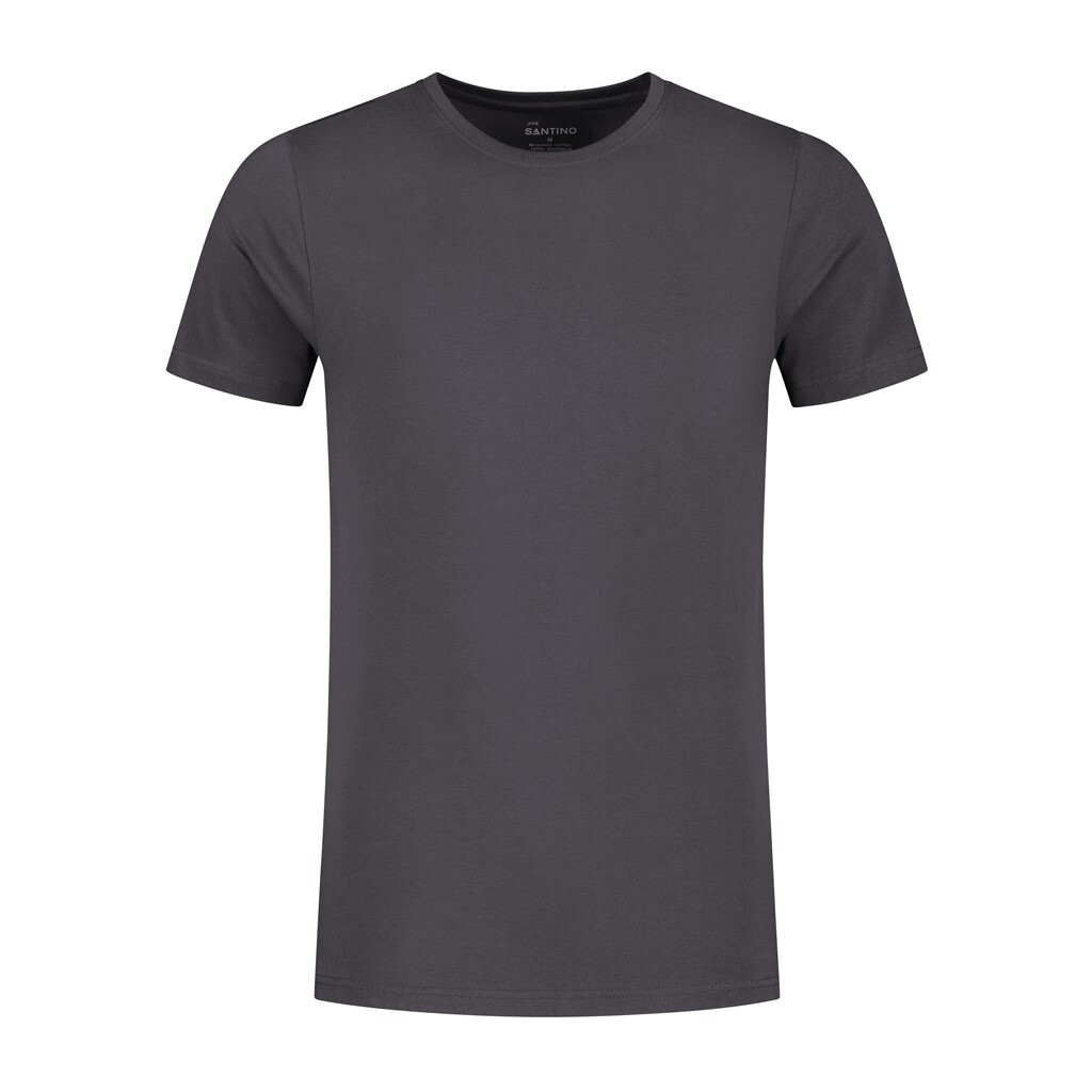 Santino T-shirt Jive C-neck - Graphite M - Basic Line