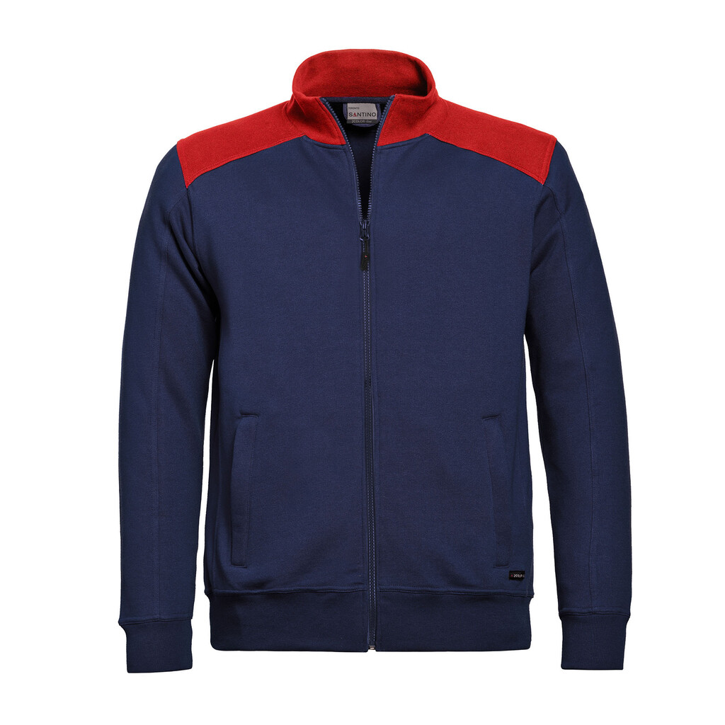 Santino Sweatjack Toronto - Real Navy / Red - 2 Color-Line