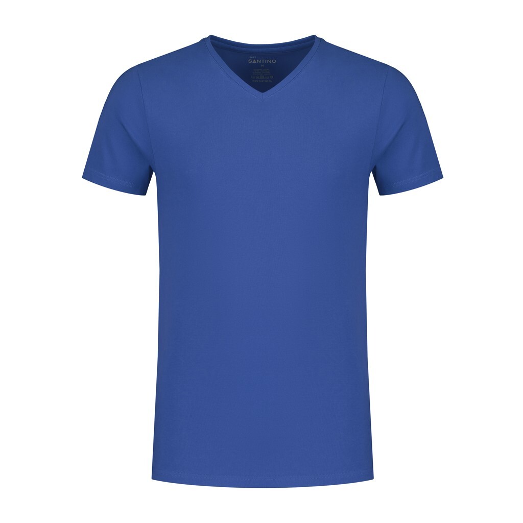 Santino T-shirt Jazz V-neck - Royal Blue 3XL - Basic Line