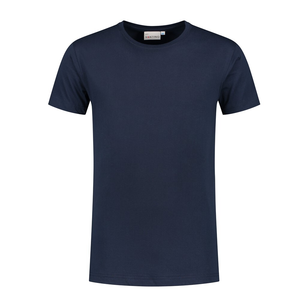 Santino T-shirt Jace C-neck - Real Navy S - Basic Line