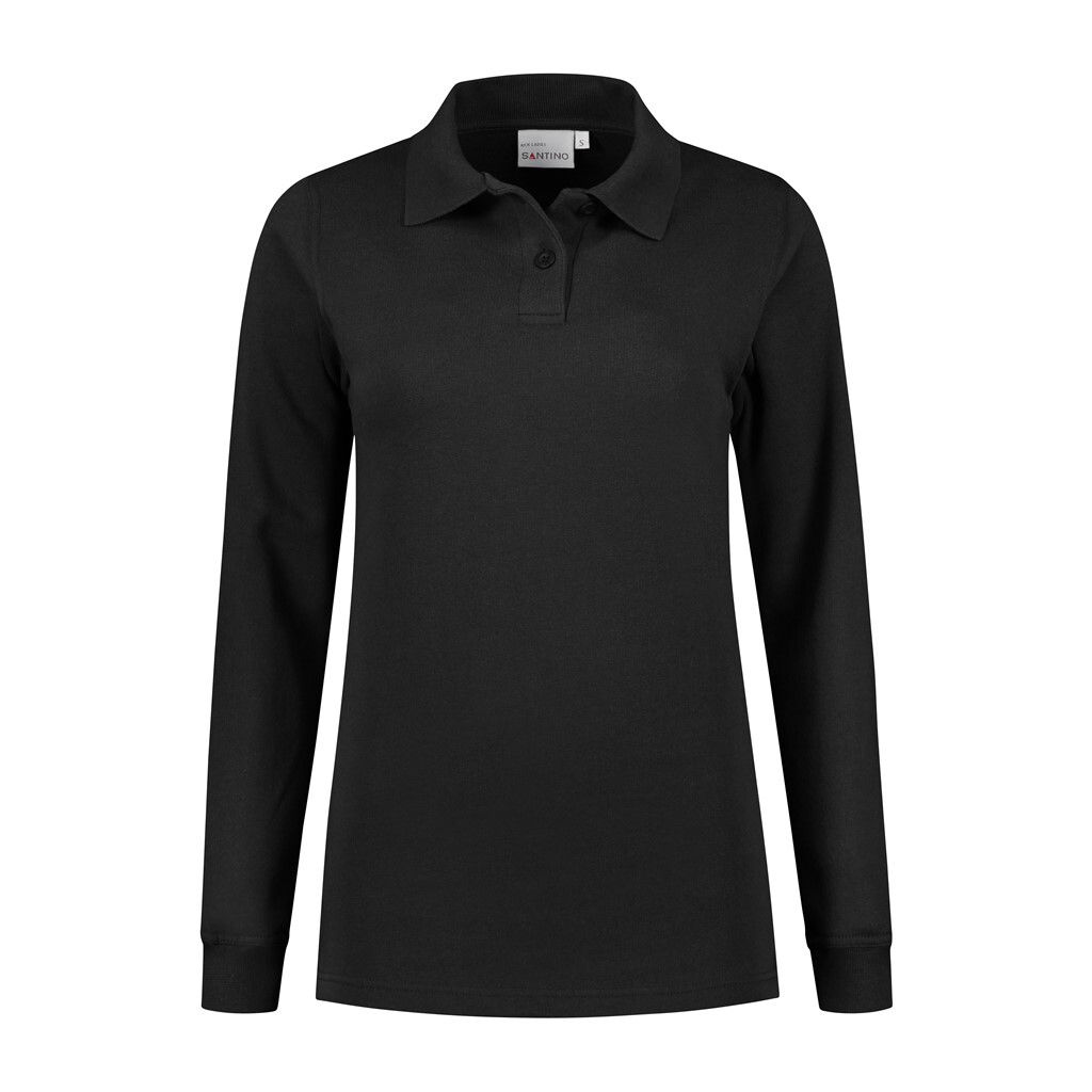 Santino Polosweater Rick Ladies - Black M - Basic Line