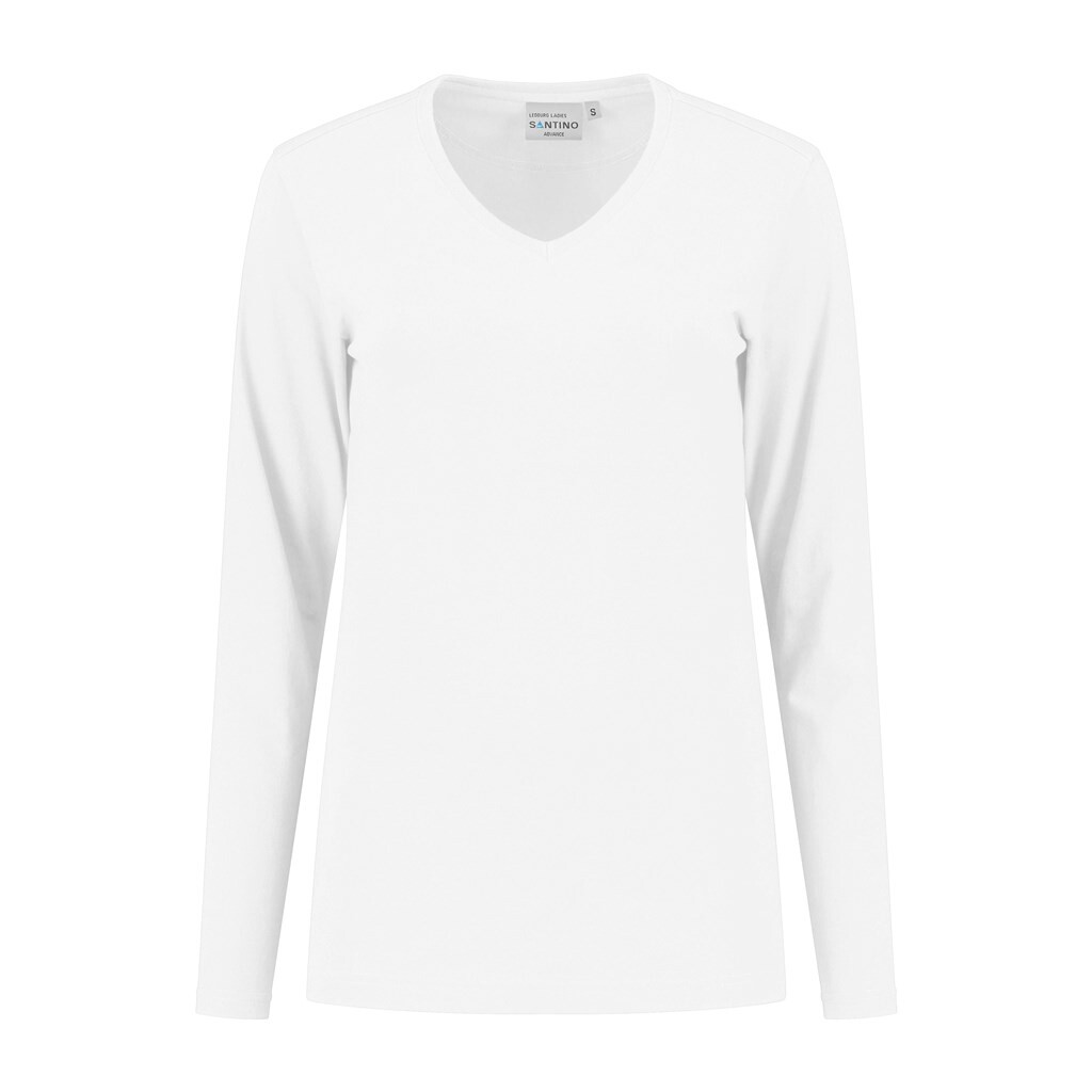 Santino T-shirt Ledburg Ladies - White XXL - Advance