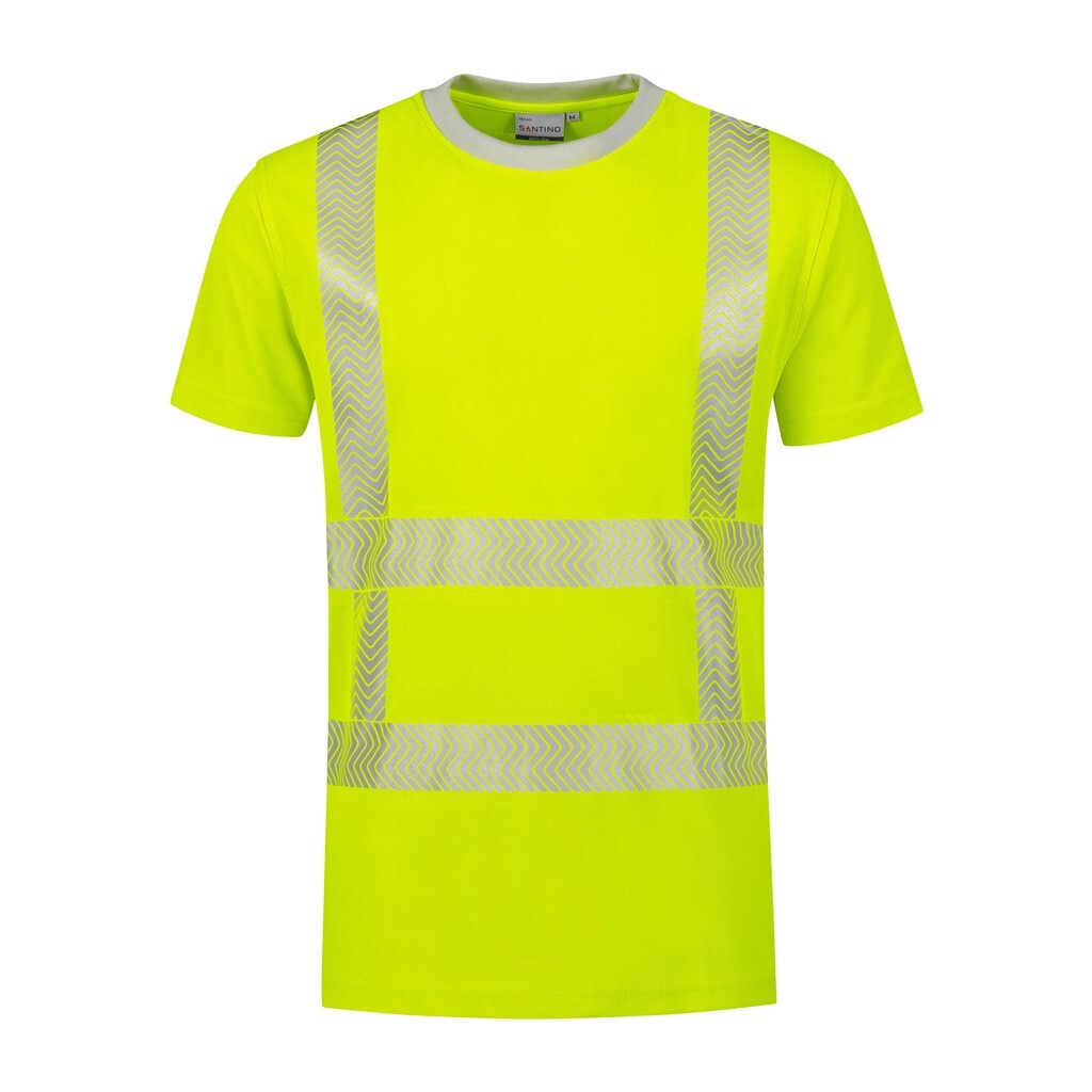 Santino T-shirt Vegas - Fluor Yellow XXL - HiVis-Line