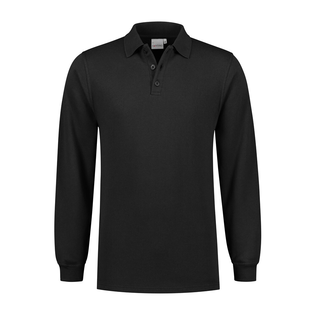 Santino Polosweater Rick - Black L - Basic Line