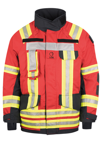 LHD TH-Pro Jacke rot-blau |  Schutzjacke für die technische Hilfeleistung
