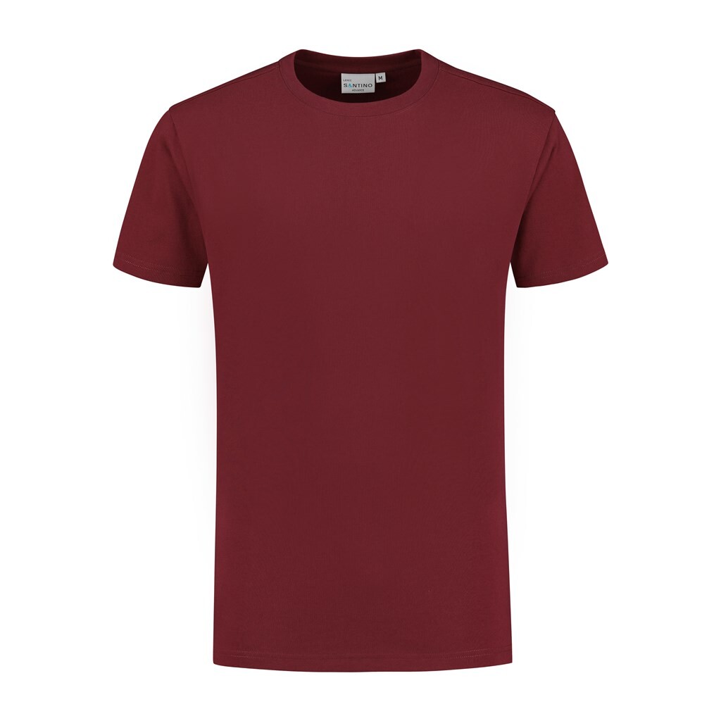 Santino T-shirt Lebec - Burgundy 5XL - Advance