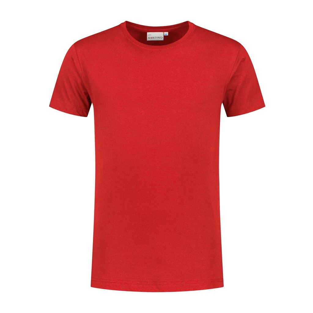 Santino T-shirt Jace C-neck - Red - Basic Line