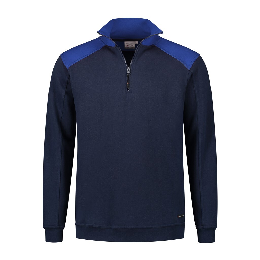 Santino Zipsweater Tokyo - Real Navy / Royal Blue - 2 Color-Line