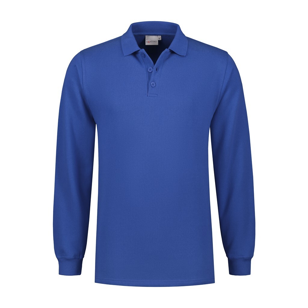 Santino Polosweater Rick - Royal Blue 4XL - Basic Line