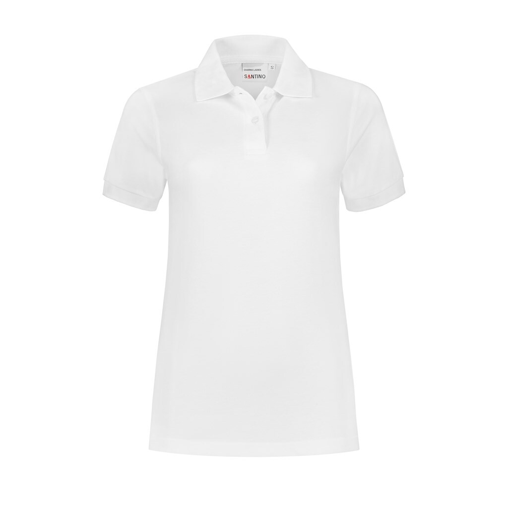 Santino Poloshirt Charma Ladies - White M - Basic Line