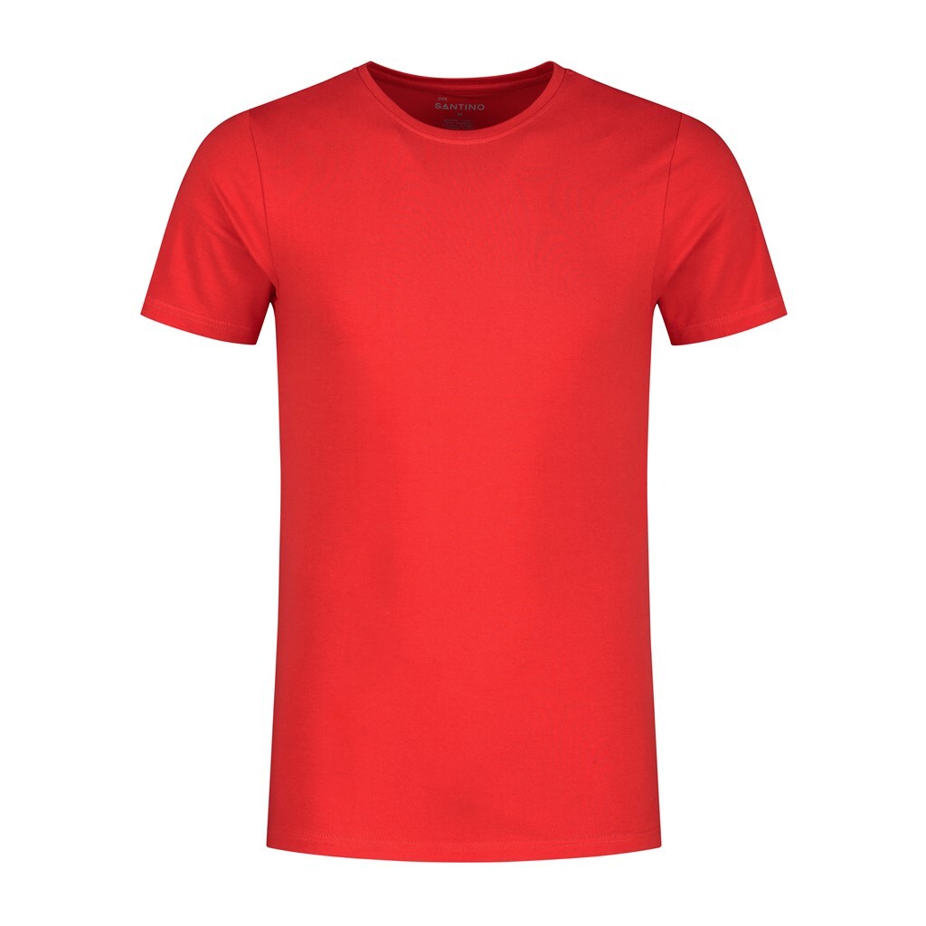 Santino T-shirt Jive C-neck - Red 3XL - Basic Line