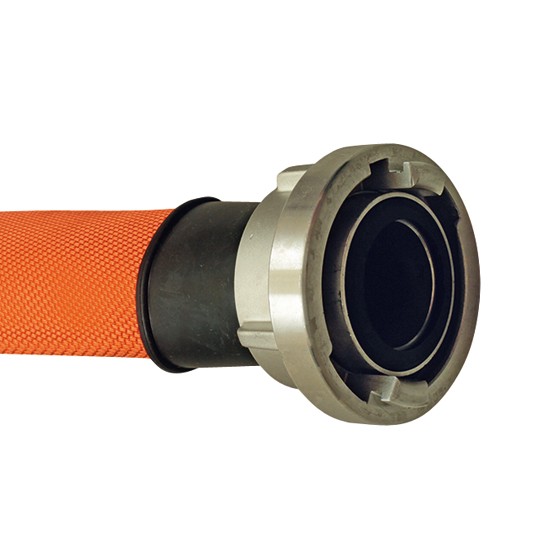 ESCHBACH LION L2 - DIN-Feuerlöschschlauch mit gesteigerter Abriebfestigkeit - fluoreszierend orange Durchmesser (mm): B/75 Schlauchlänge: 30 Meter