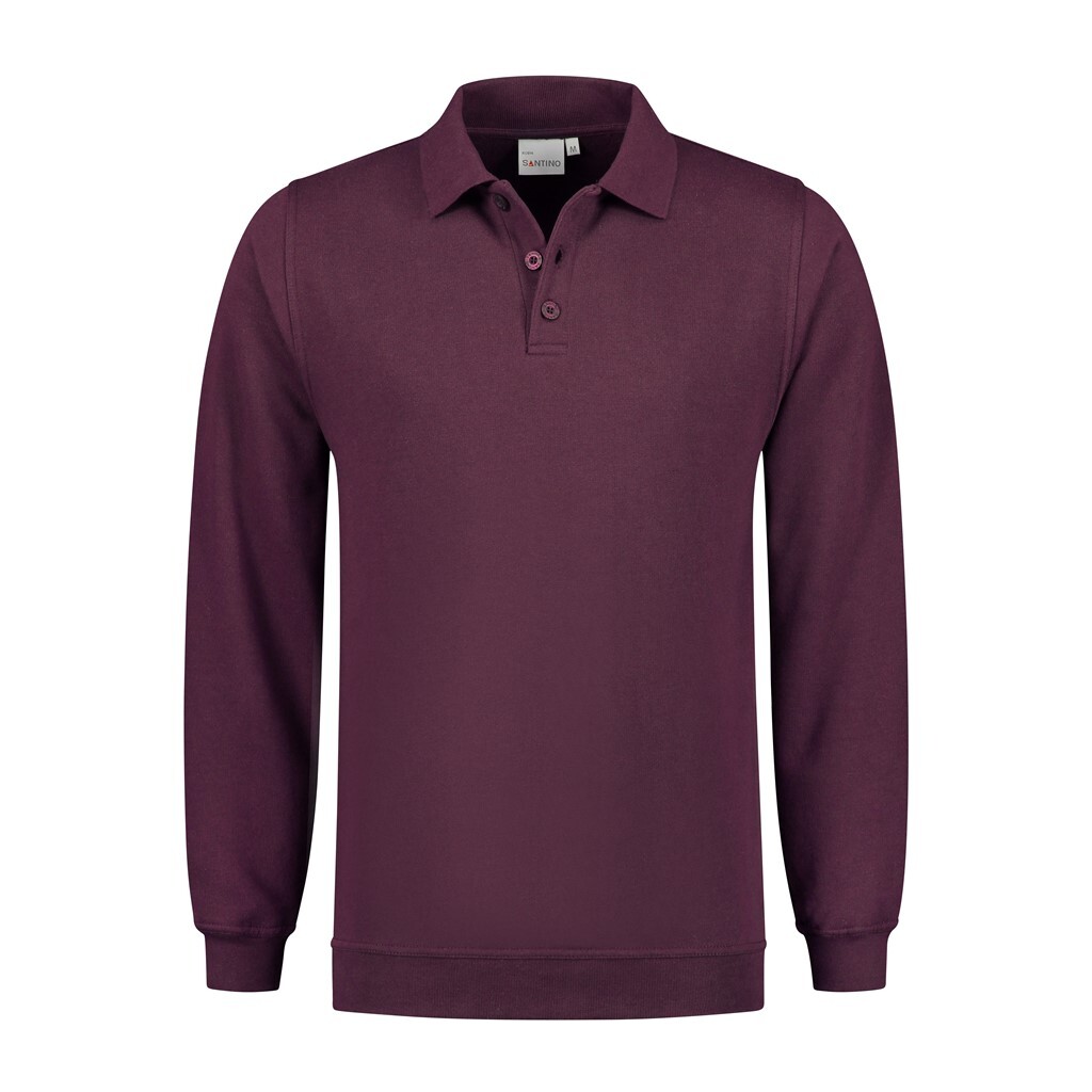 Santino Polosweater Robin - Burgundy 3XL - Basic Line