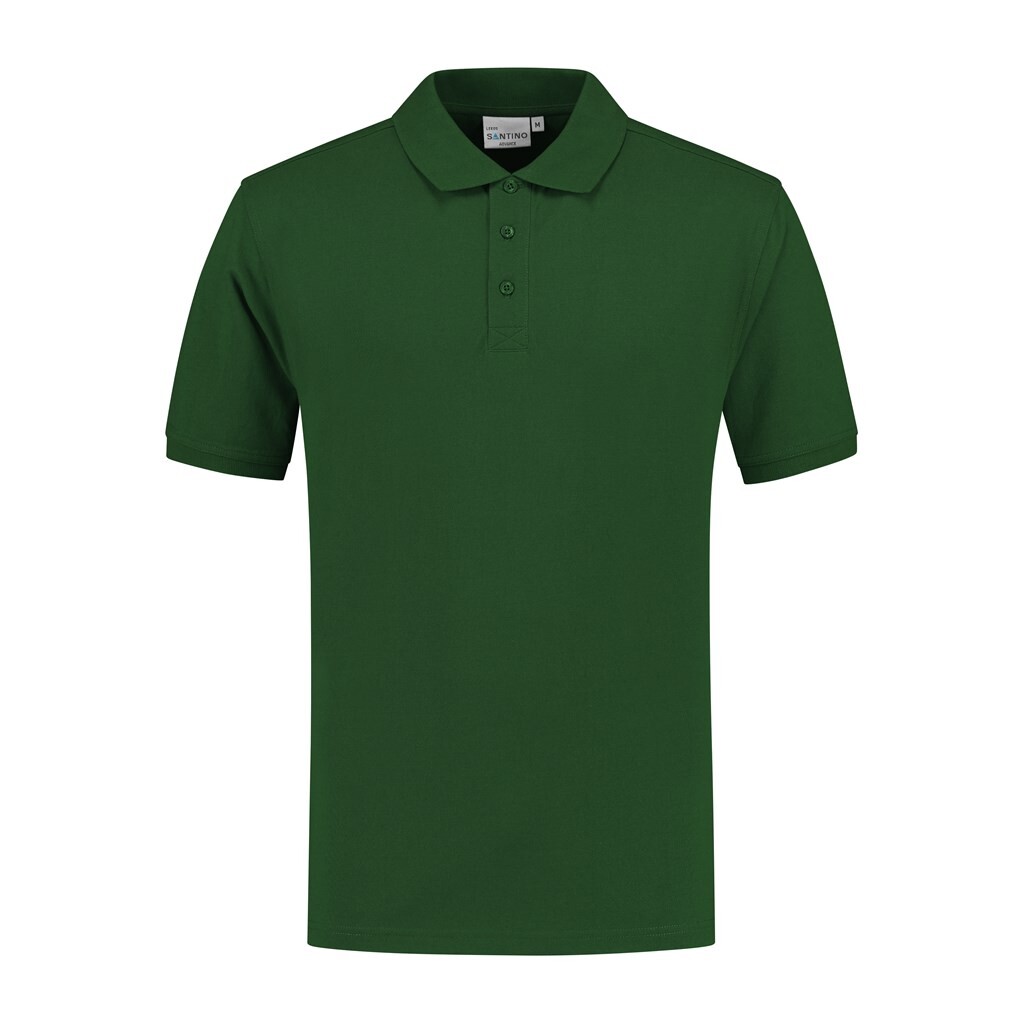 Santino Poloshirt Leeds - Bottle Green 5XL - Advance