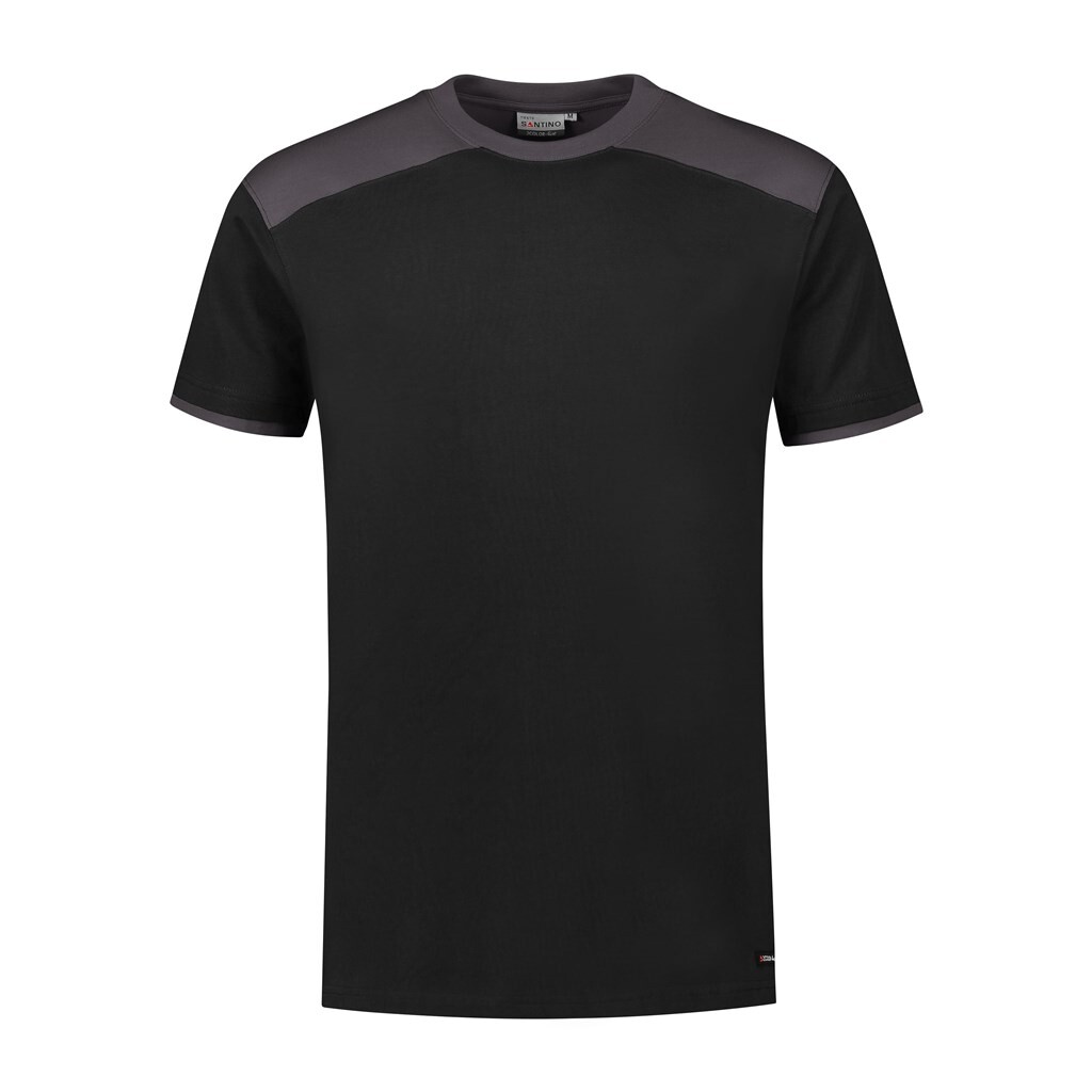 Santino T-shirt Tiesto - Black / Graphite - 2 Color-Line
