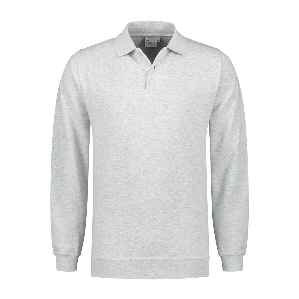 Santino Polosweater Robin - Ash Grey - Basic Line