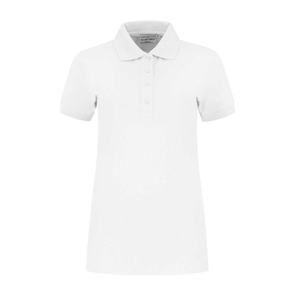 Santino Poloshirt Leeds Ladies - White - Advance
