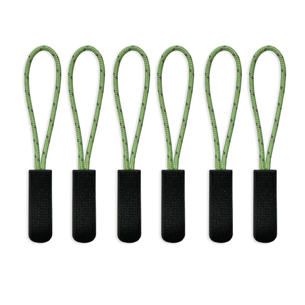 Santino Zipper puller without logo - Lime / Black 6x One Size - Basic Line