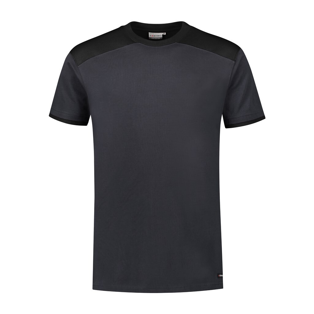 Santino T-shirt Tiesto - Graphite / Black L - 2 Color-Line