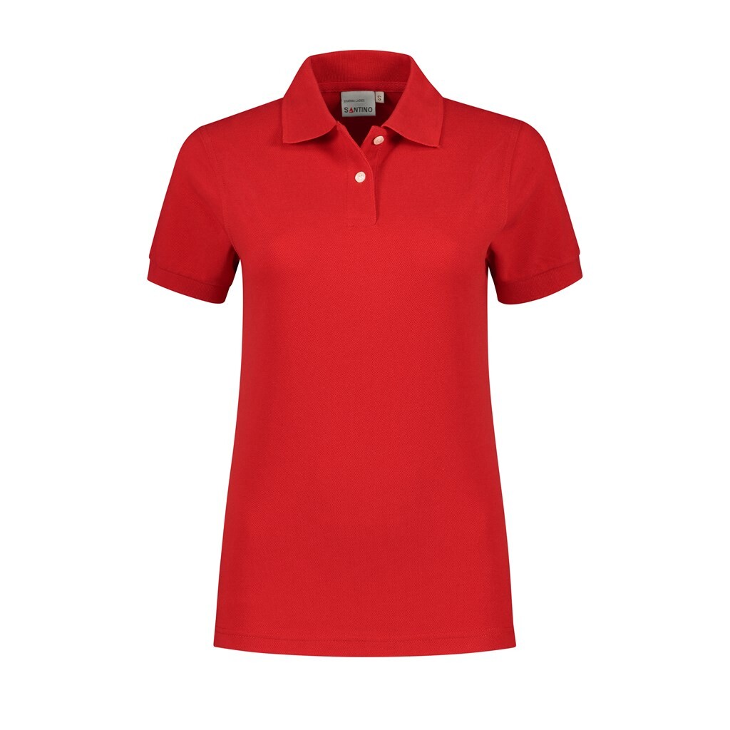 Santino Poloshirt Charma Ladies - Red - Basic Line